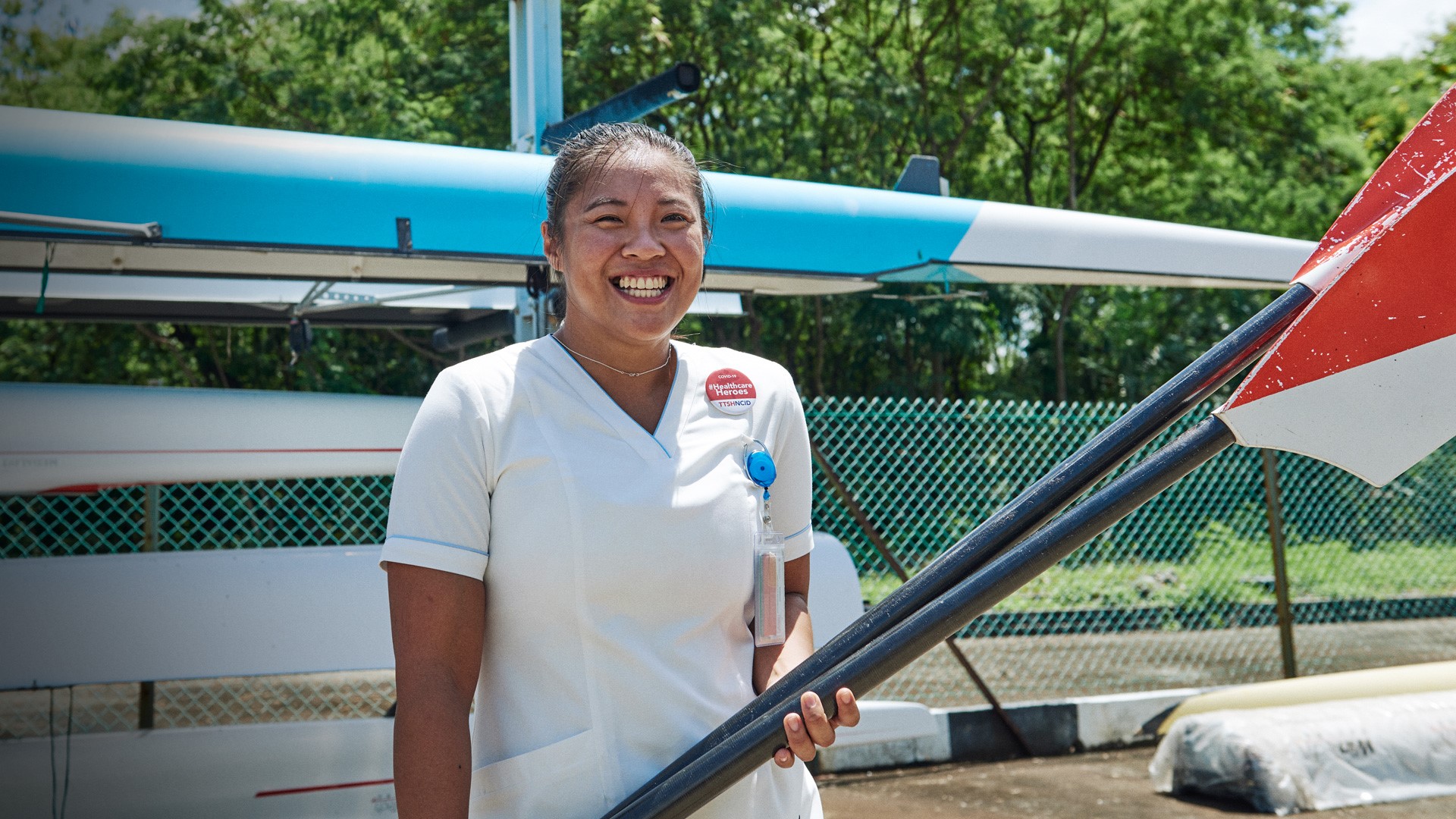 ایستادن در کنار بیمارانش و یک رویای المپیکی